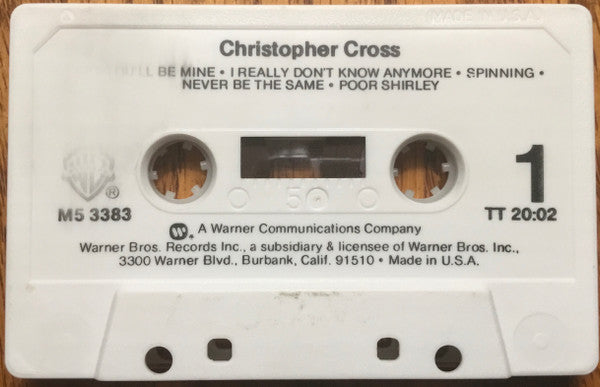 Christopher Cross : Christopher Cross (Cass, Album)