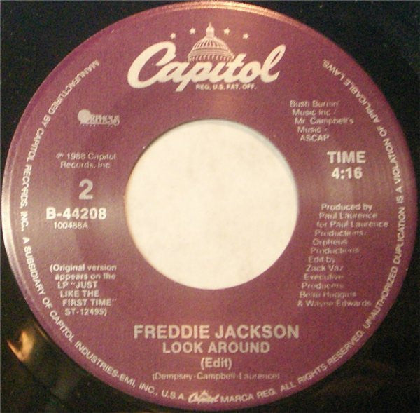 Freddie Jackson : Hey Lover (7", Styrene, All)