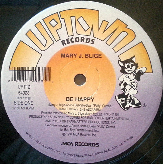 Mary J. Blige : Be Happy (12", Single)