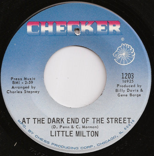 Little Milton : At The Dark End Of The Street / I Who Have Nothing (7", Single)