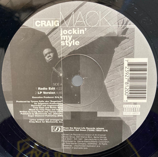 Craig Mack : Jockin' My Style (12")