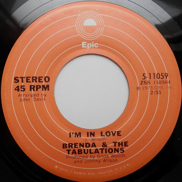 Brenda & The Tabulations : Walk On In / I'm In Love (7")