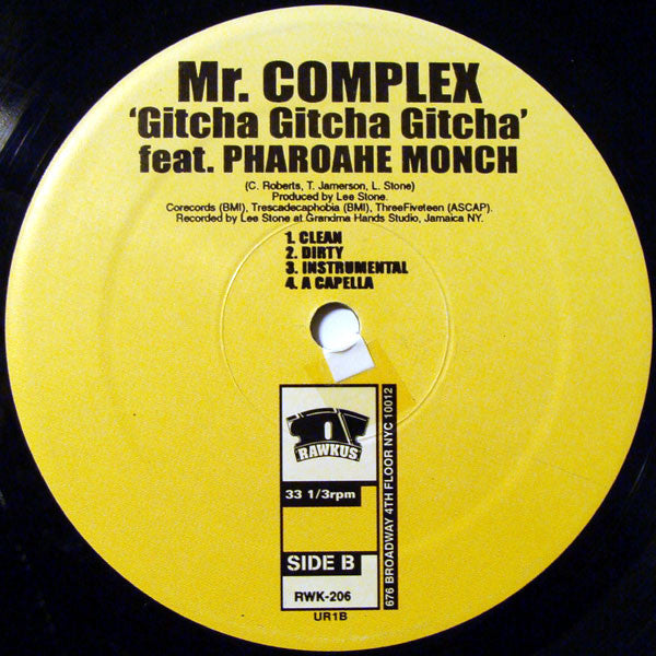 Mr. Complex : Stabbin' You / Gitcha Gitcha Gitcha (12")