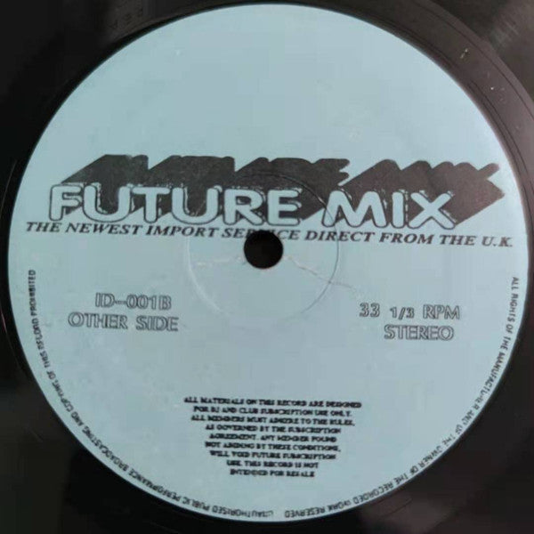 Various : Future Remixes (12", Unofficial)