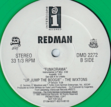 Redman / The Wixtons : Funkorama / Up Jump The Boogie (12", Promo, Tra)