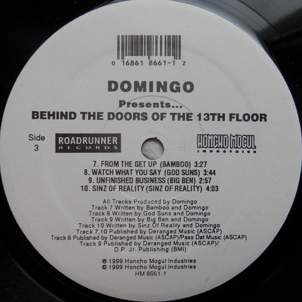 Domingo : Presents...Behind The Doors Of The 13th Floor (2xLP, Album)
