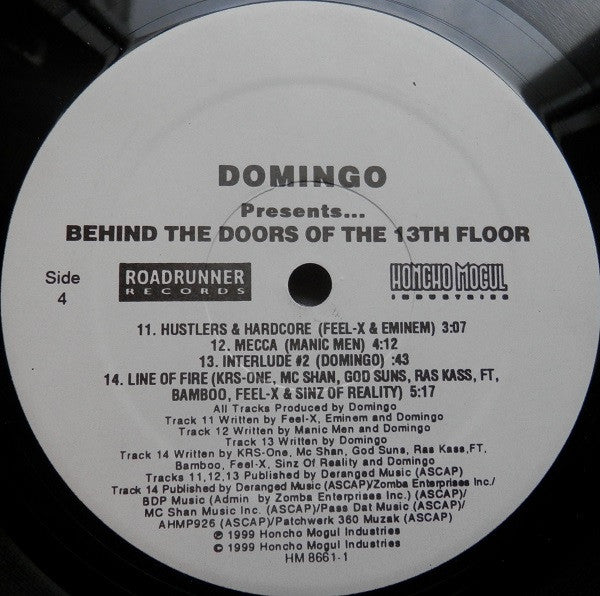 Domingo : Presents...Behind The Doors Of The 13th Floor (2xLP, Album)