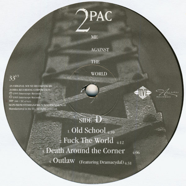 2Pac - Me Against The World (2xLP, Album, Ltd, RE) M