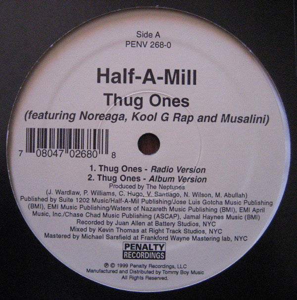 Half-A-Mill : Thug Ones (12")