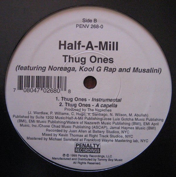 Half-A-Mill : Thug Ones (12")