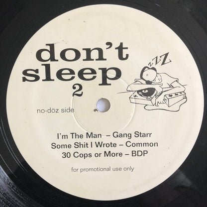 Various : Don't Sleep 2 (Vinyl, Promo)