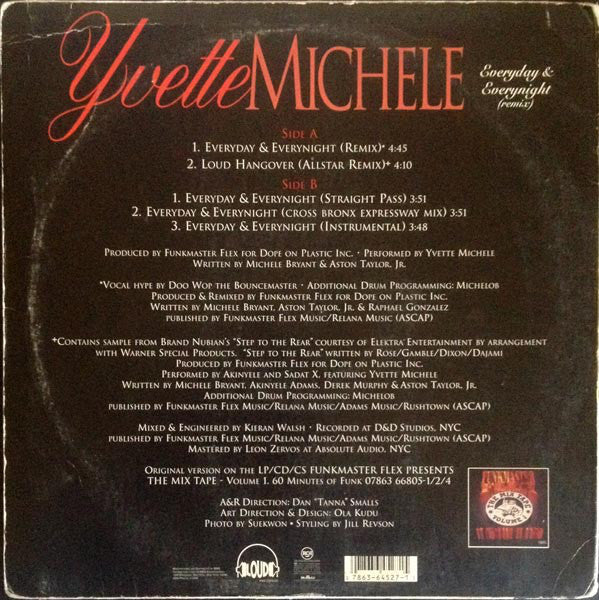 Yvette Michele : Everyday & Everynight (Remix) (12")