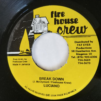 Luciano (2) : Break Down (7", RE)