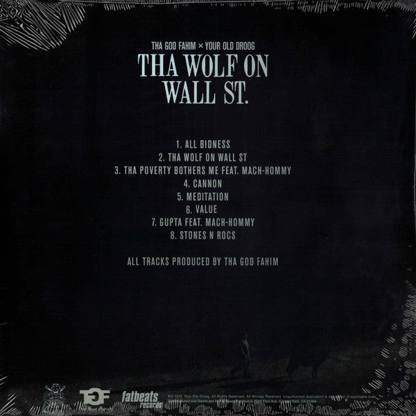 Tha God Fahim* x Your Old Droog : Tha Wolf On Wall St. (LP, Album, Ltd, Cle)