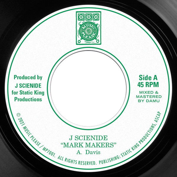 J Scienide : Mark Makers / Troubled Waters (7", Single)