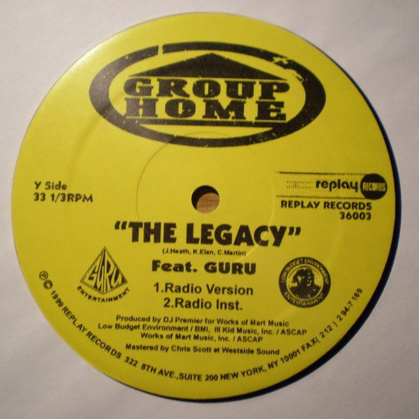 Group Home : The Legacy (12")