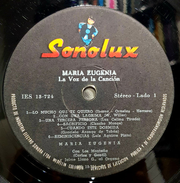 Maria Eugenia : La Voz De La Canción (LP, Album)