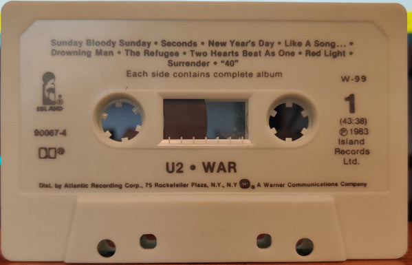 U2 : War (Cass, Album, Dol)