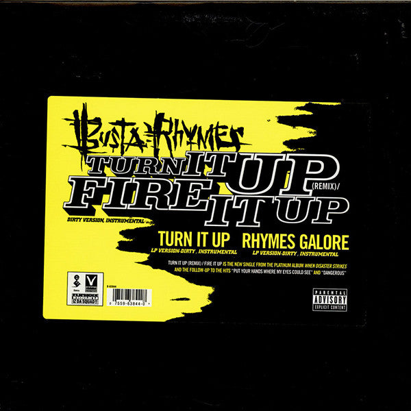 Busta Rhymes : Turn It Up (Remix) / Fire It Up (12")