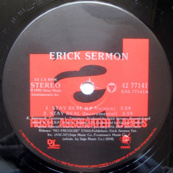 Erick Sermon : Stay Real (12")