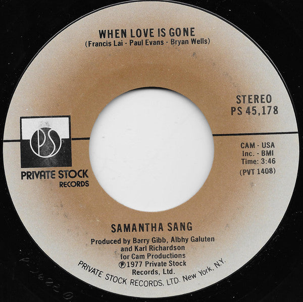 Samantha Sang : Emotion (7", Single, Styrene, Spe)