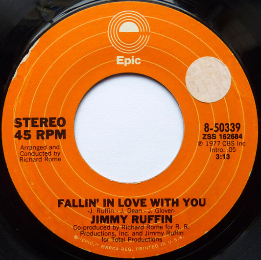 Jimmy Ruffin : Fallin' In Love With You (7")