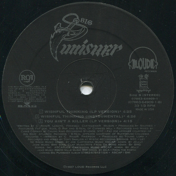 Big Punisher : I'm Not A Player (12")