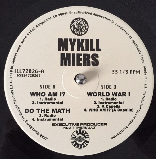 Mykill Miers : Who Am I? (12", Single)