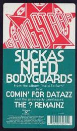 Gang Starr : Suckas Need Bodyguards (12")