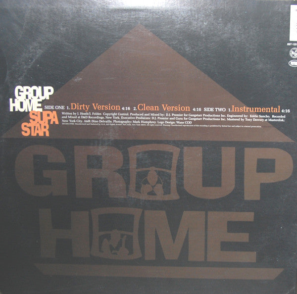 Group Home : Supa Star (12", Single)