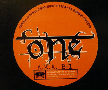 One (46) A.K.A. B-1 : Verbal Affairs / Empire Staters (12")