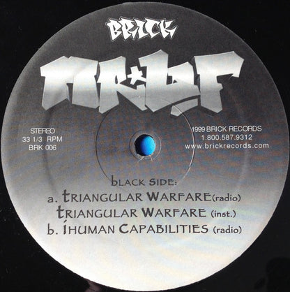 Mr. Lif : Triangular Warfare / Inhuman Capabilities / Arise (12")