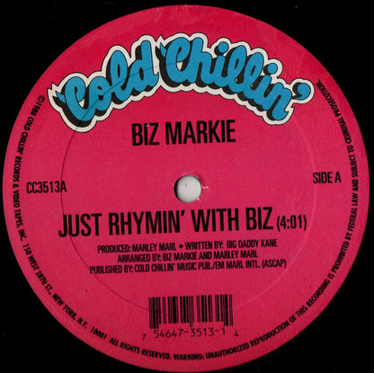Biz Markie : Just Rhymin' With Biz / Let Go My Eggo (12", Ltd)