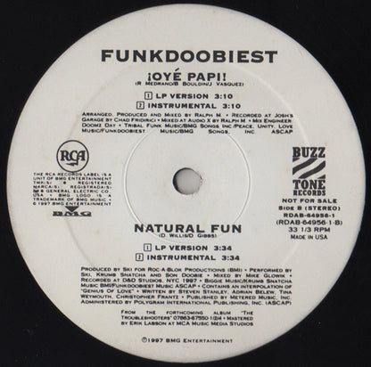 Funkdoobiest : Oyé Papi! / Natural Fun (12", Promo)