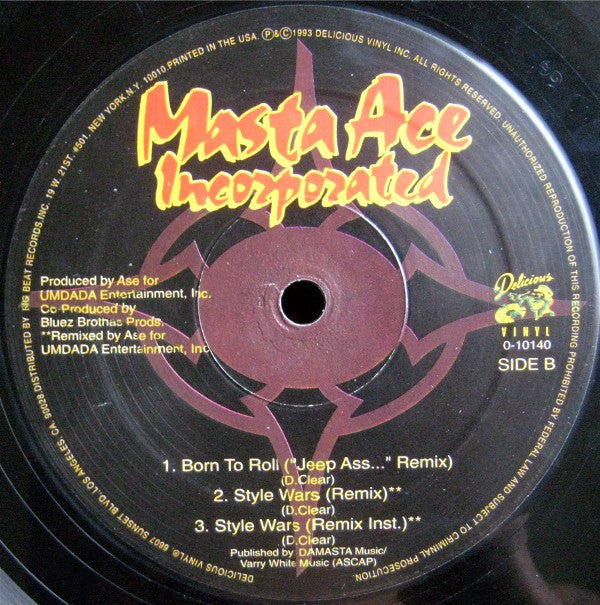 Masta Ace Incorporated Starring: MC Negro & The Ignorant MC : Slaughtahouse (12", Maxi)