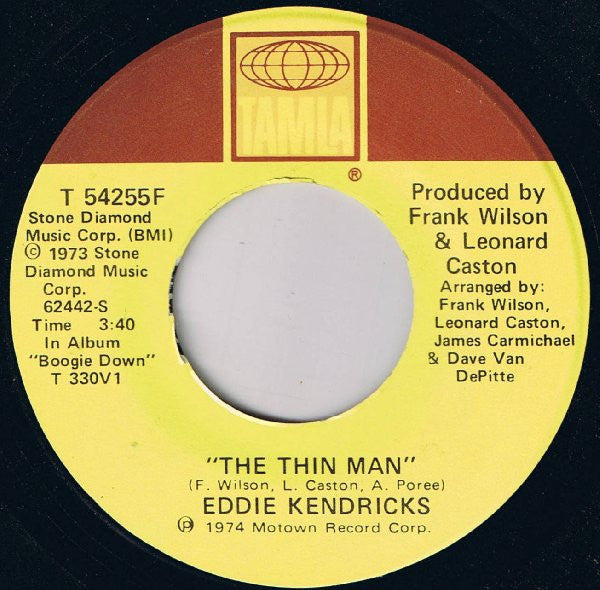 Eddie Kendricks : One Tear / The Thin Man (7", Single)