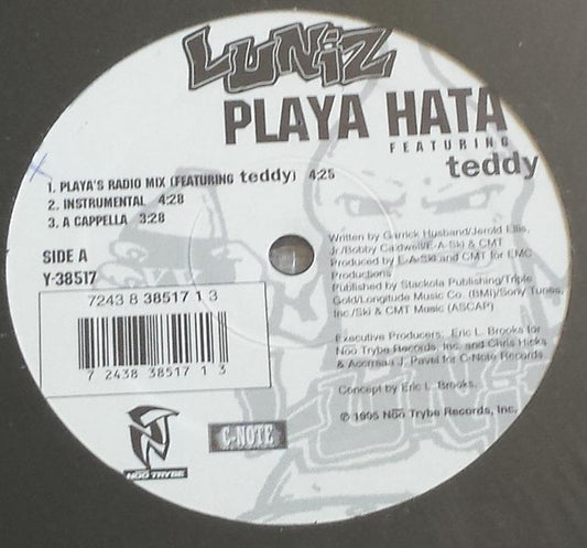 Luniz : Playa Hata / Pimps, Playas & Hustlas (12")