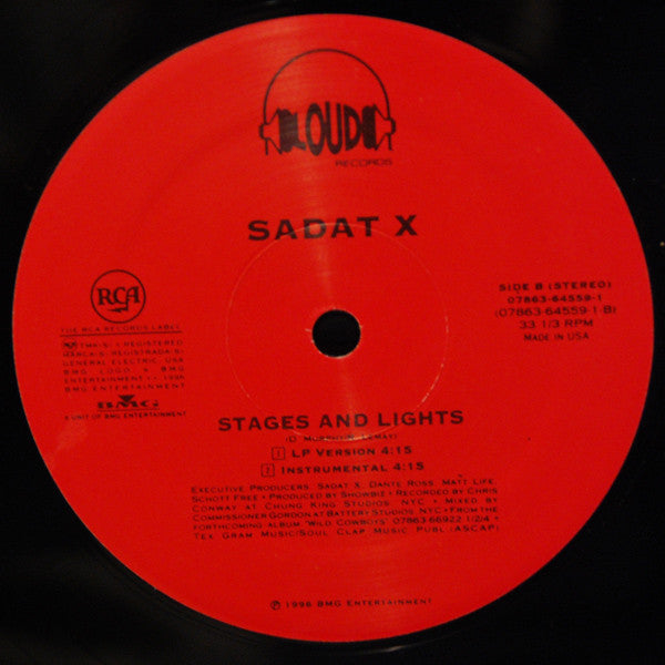 Sadat X : Hang 'Em High / Stages & Lights (12", Single)