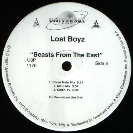 Lost Boyz : Love, Peace & Nappiness (12", Promo)