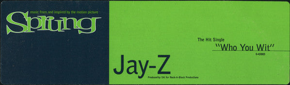 Jay-Z : Who You Wit (12", Single)