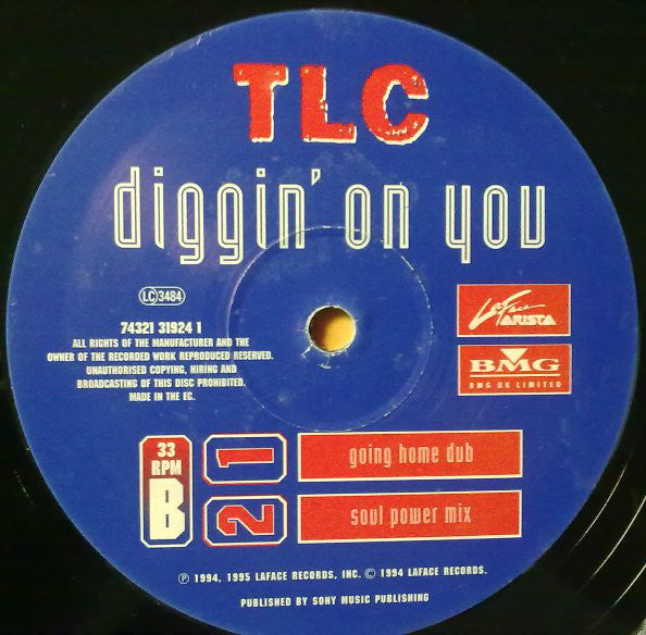 TLC : Diggin' On You (12", Single)