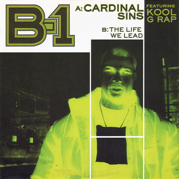 B-1 Featuring Kool G Rap : Cardinal Sins (12")