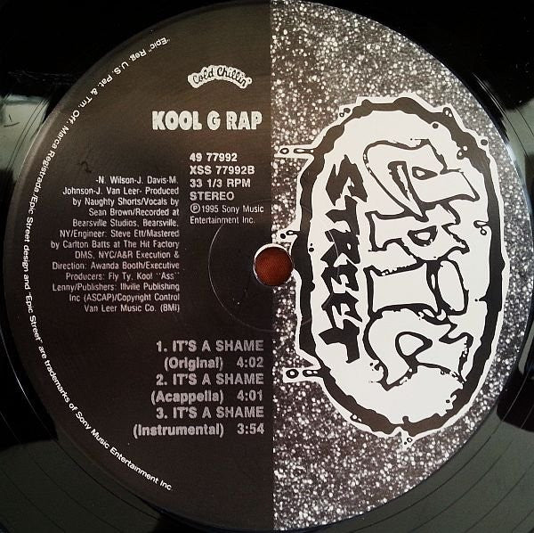 Kool G Rap : It's A Shame (12")