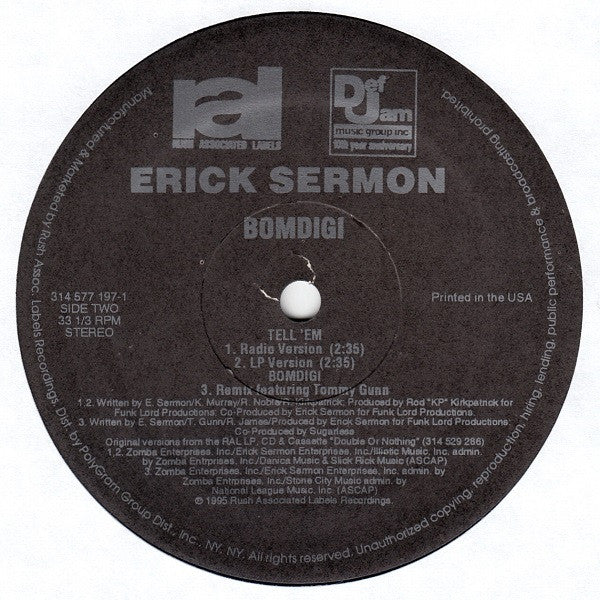 Erick Sermon : Bomdigi (12")