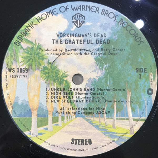 The Grateful Dead : Workingman's Dead (LP, Album, RE, Win)