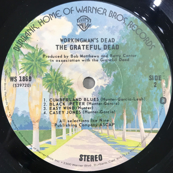 The Grateful Dead : Workingman's Dead (LP, Album, RE, Win)