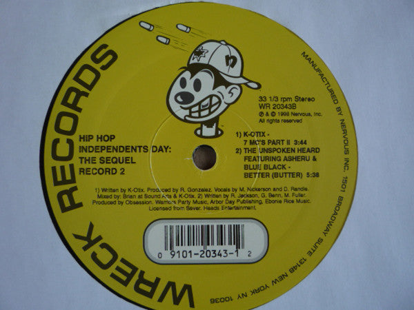 Various : Hip Hop Independents Day: The Sequel (Record 2) (12")