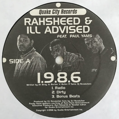 Rahsheed & Ill-Advised : 1.9.8.6 (12")