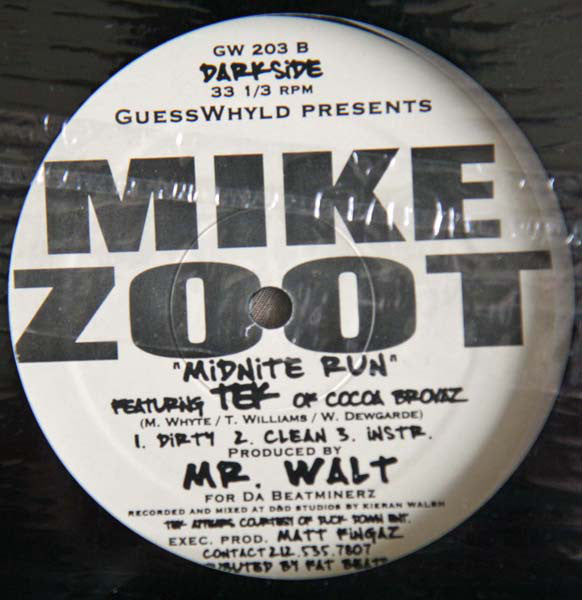 Mike Zoot : Urban Harvest / Midnite Run (12")