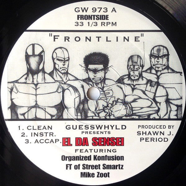El Da Sensei : Frontline B/W All Rise (12")